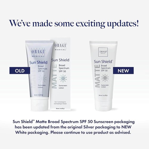 OBAGI SUNSCREEN SUN SHIELD MATTE BROAD SPECTRUM SPF 50 OBAGI SUNSCREEN SUN SHIELD MATTE BROAD SPECTRUM SPF 50